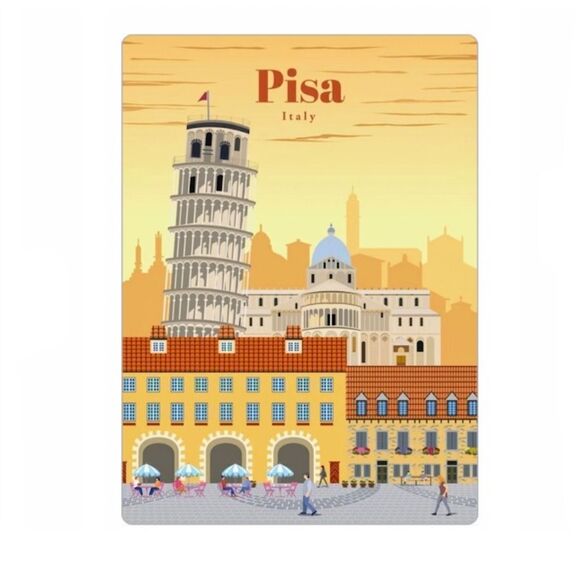 Pisa Italy Souvenir Magnet - Picture 1 of 4